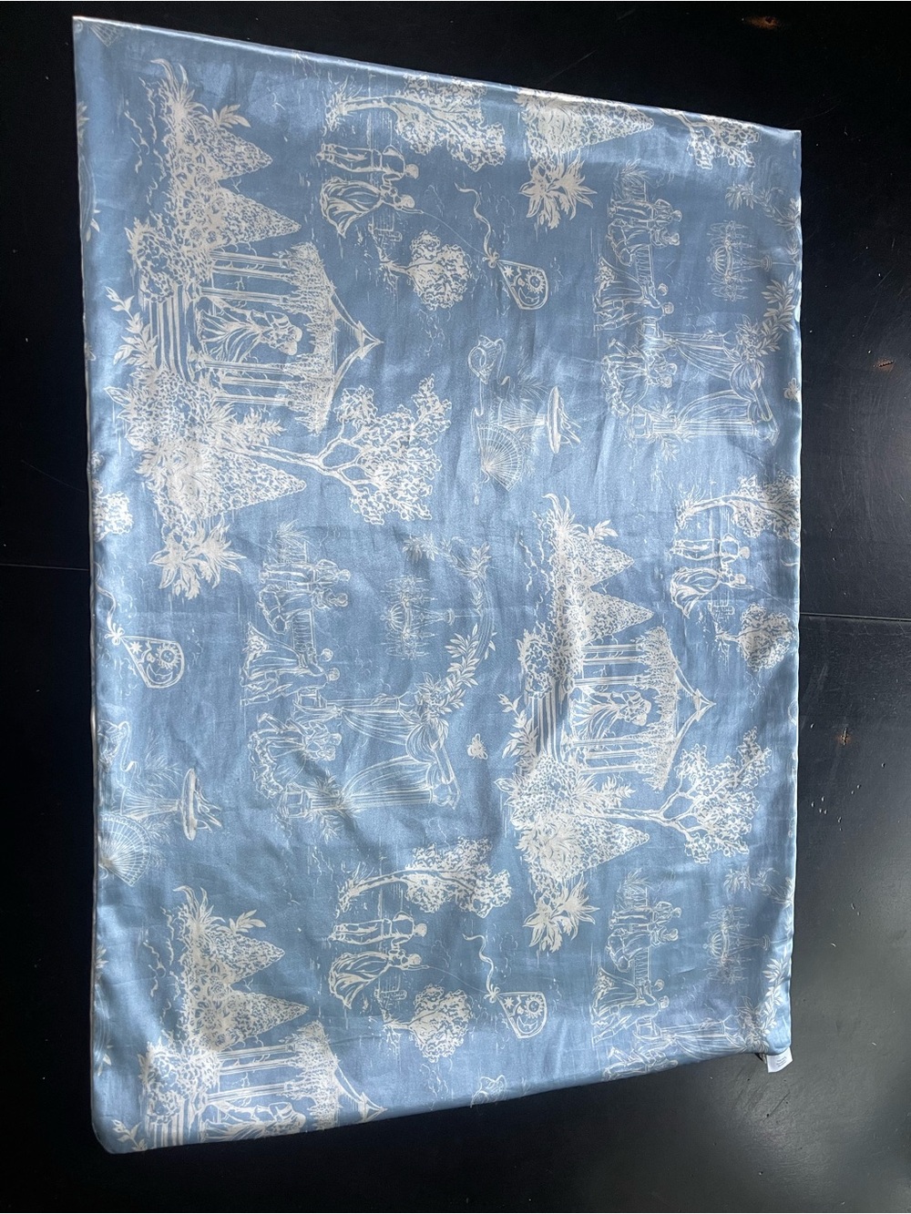 Bridgerton x Kitsch Satin Pillowcase in Garden Toile